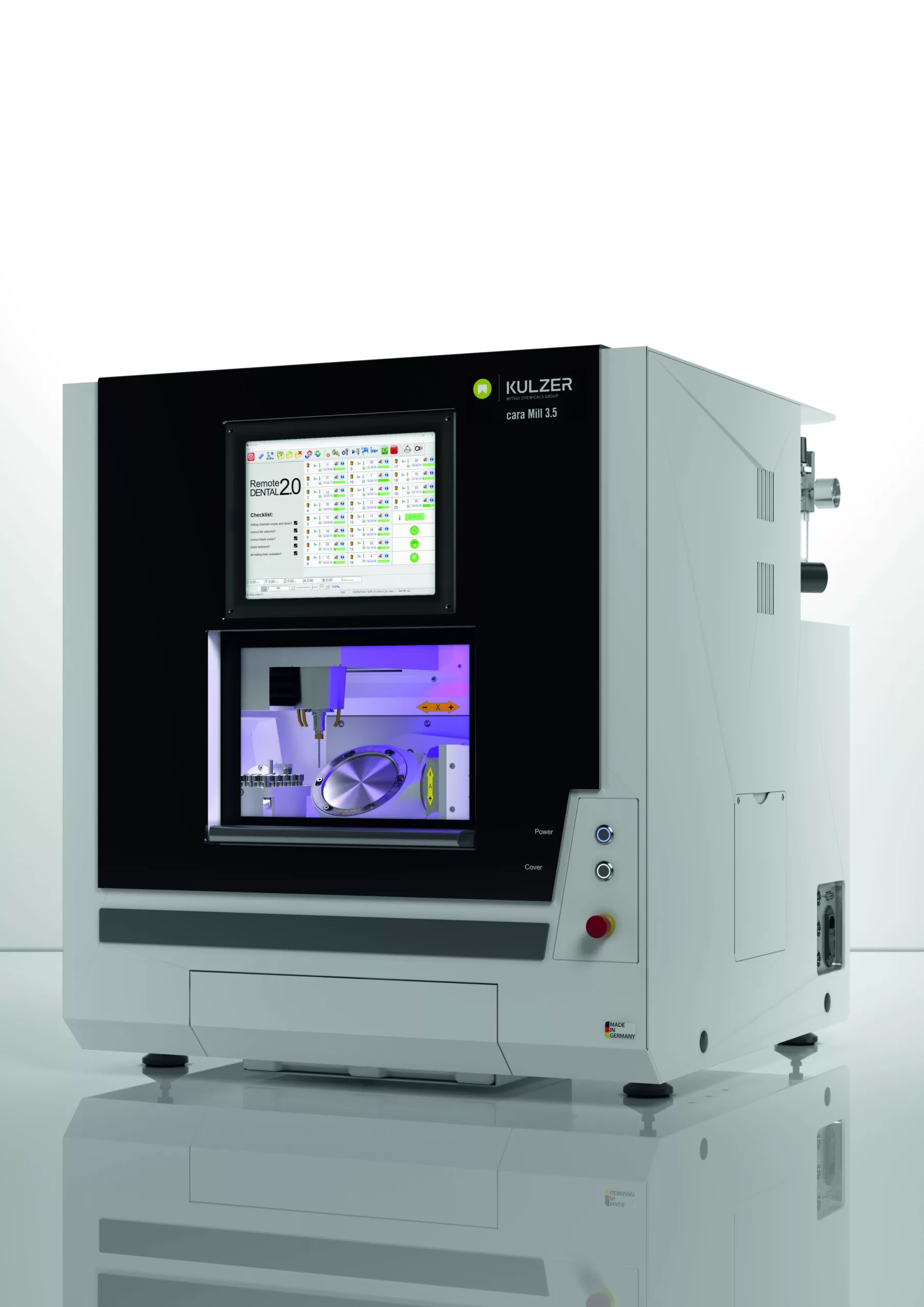 Die Fräseinheit cara Mill 3.5 ist gegenüber dem Vorgänger deutlich produktiver.