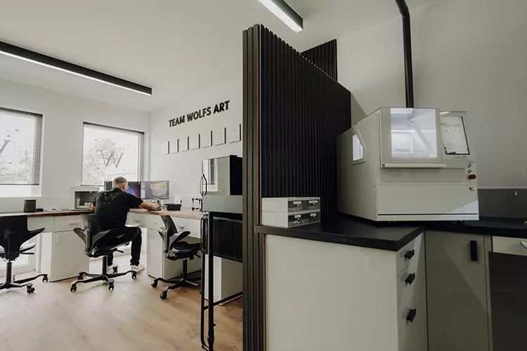 Abb. 2-5: Seit 2023: die neue digitale Abteilung „Wolfs Art #Digitalstudio“.
