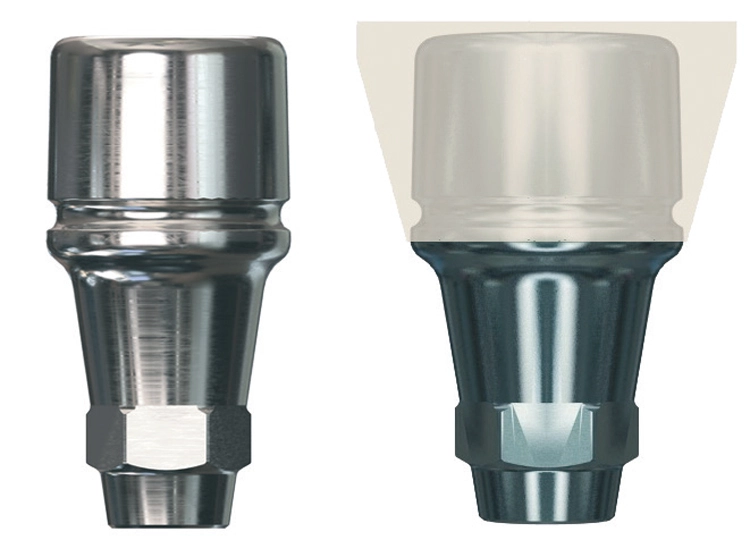 Abb. 1: Der Shuttle erfüllt vier Funktionen: Insertions-Tool, Verschlussschraube, Gingivaformer, Abformungs-Tool.