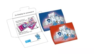 Wrigley´s Extra for Kids Bubble Gum im Dentiman-Design
