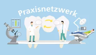 Abb. 1: Praxisnetzwerke dienen als Brücke, um Spannungsfelder zwischen Versorgungspraxen und akademischen Einrichtungen zu reduzieren.