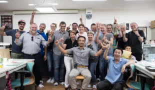Begeisterung beim Hand-on-Seminar von Kazunobu Yamada.