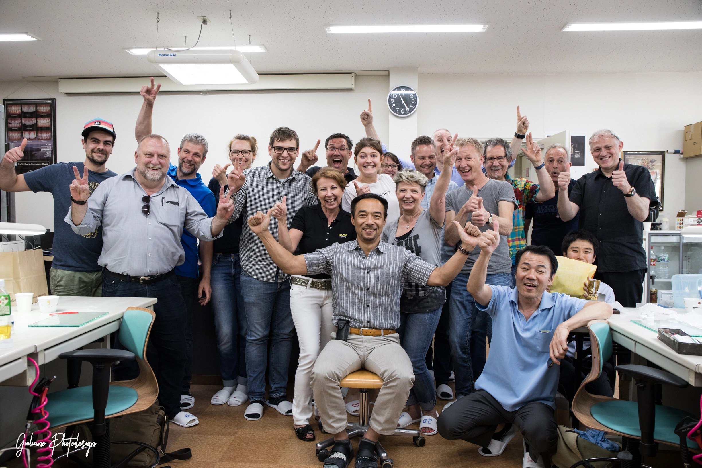 Begeisterung beim Hand-on-Seminar von Kazunobu Yamada.