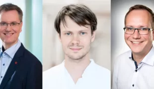 Abb. 1: PD Dr. Sven Rinke, Dr. Tim Hausdörfer und Prof. Dr. Dirk Ziebolz.