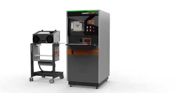 Die Mlab cusing 200R punktet mit ergonomischem und kompaktem Design, einem großen Bauraum (100 x 100 x 100 Kubikmillimeter) und einem leistungsstarken Faserlaser der 200W-Klasse.