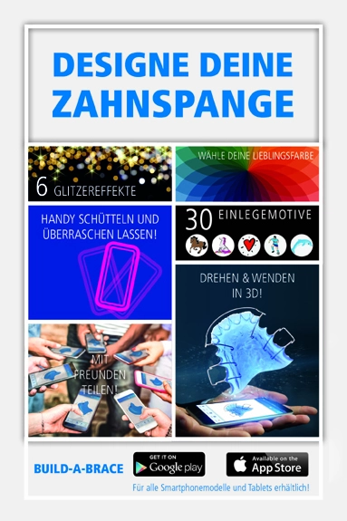 Kreativ sein mit allen Orthocryl® und Orthocryl® LC Farben, 6 Glitzereffekten und 30 Einlegemotiven.