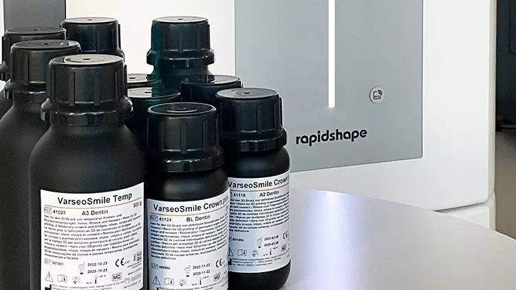 BEGOs branchenführende 3D-Druckmaterialien sind künftig auch für Rapid Shape
Drucker erhältlich.