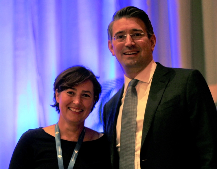 Neue DG PARO Präsidentin Prof. Dr. Bettina Dannewitz und Tagungspräsident Prof. Dr. Moritz Kebschull.