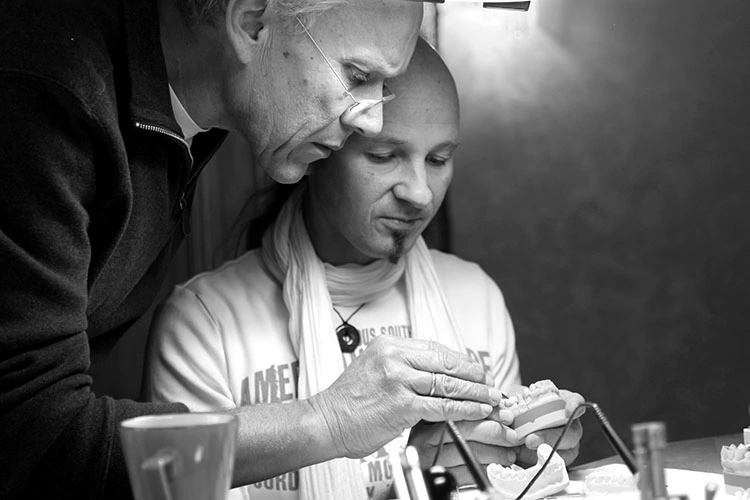 Abb. 11: Rainer Semsch und Achim Ludwig – Lehrer/Schüler.