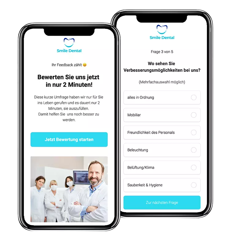 Responsive Patientenbefragung mit dem Smartphone.