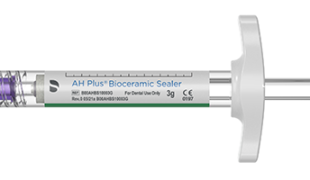 Der AH Plus® Bioceramic Sealer von Dentsply Sirona steht als angemischten Spritze zur Verfügung.