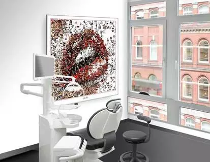 Bild K79B (95x120) hochwertig geraht, alu-natur und Sicherheitsglas.