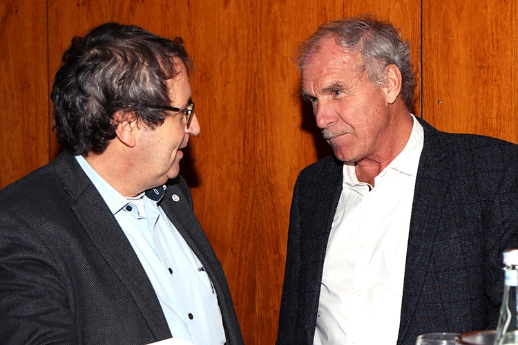 Prof. Zimmer, Witten Herdecke (li) und Dr. Laurisch, Korschenbroich (re).