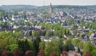Blick auf Brilon, einer der Partnerstädte des Projekts.
