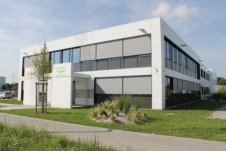 Der Firmensitz in Augsburg.