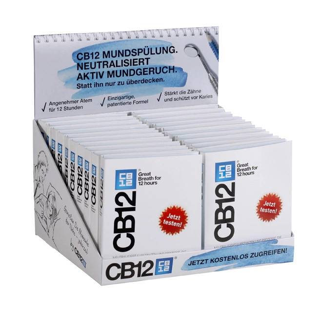 20 x 10 ml CB12-Praxisdisplay.