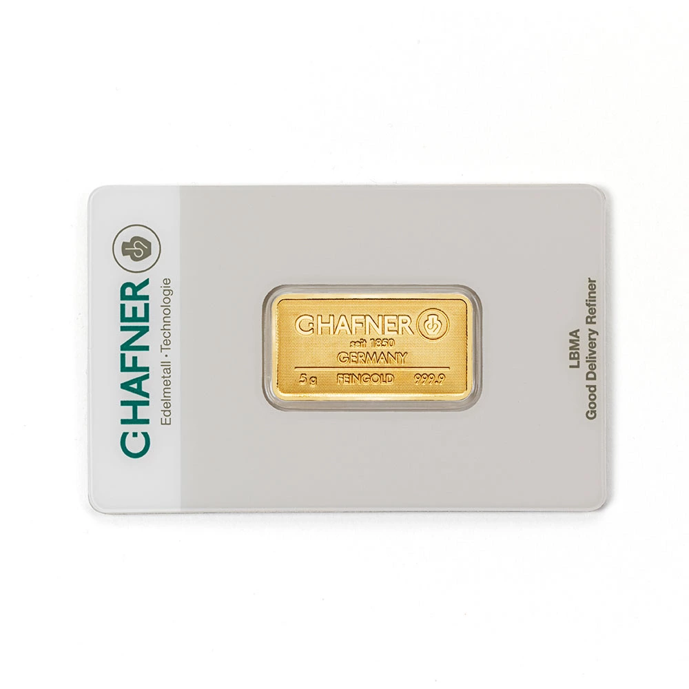 Der C.HAFNER Goldbarren.