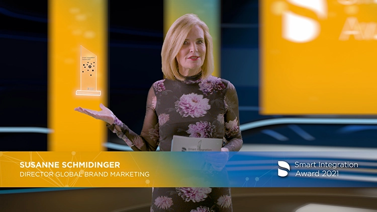Susanne Schmidinger, Director Global Brand Marketing Enabling Devices bei Dentsply Sirona und eins Jury-Mitglieder eröffnete die Preisverleihung.