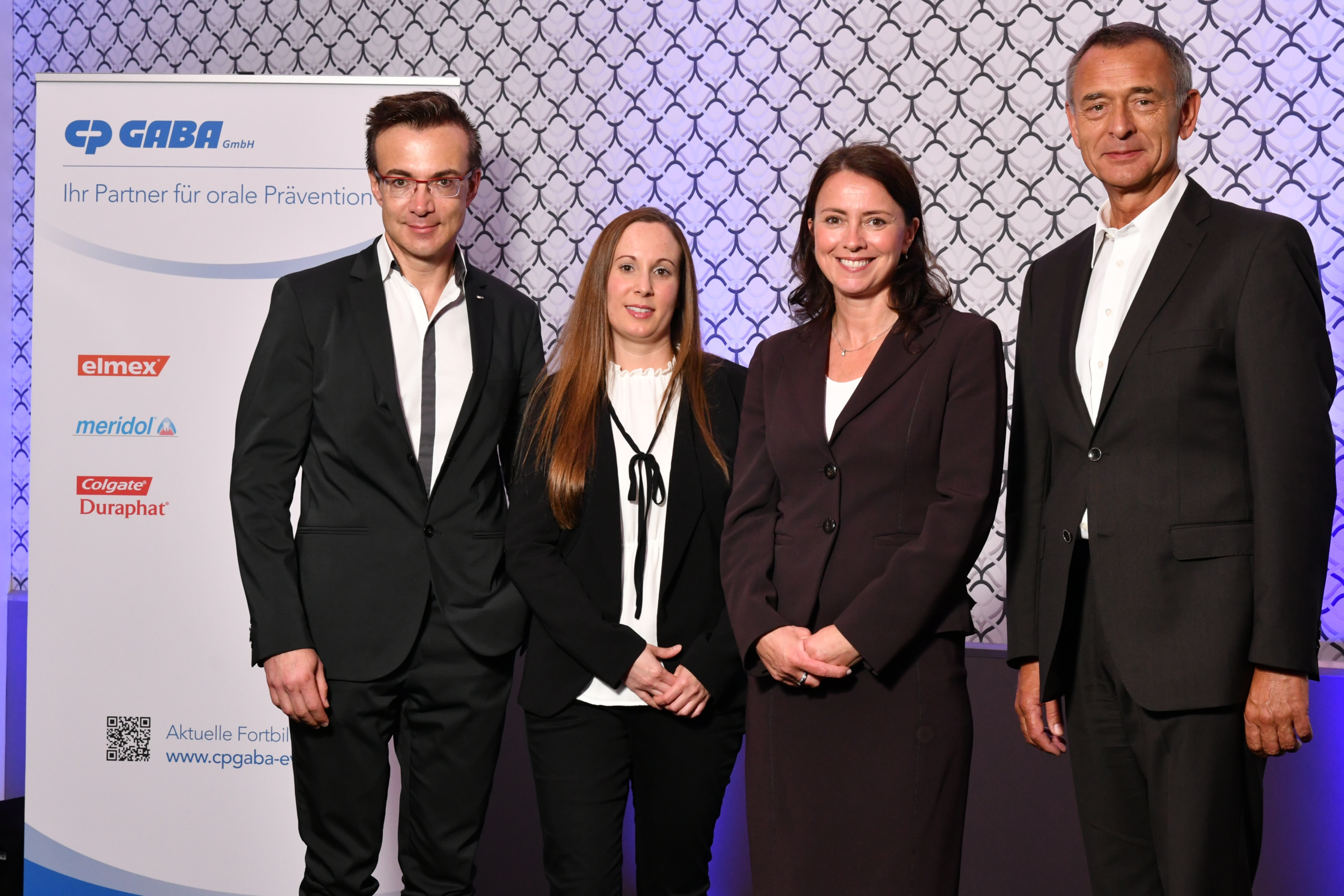 V. l.: Dominik Groß, Sabrina Dogan, Nicole Arweiler und Thomas Hoffmann. © CP GABA GmbH