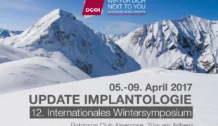 12. Int. Wintersymposium vom 5. bis 9. April 2017 in Zürs am Arlberg