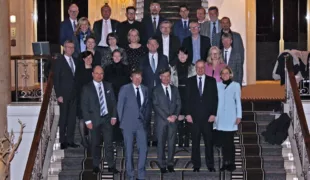Die Teilnehmer des Parlamentarischen Abends 2018 der DG PARO.