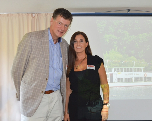 Die Referenten Prof. Dr. Bernd Wöstmann und Andrea Stix.