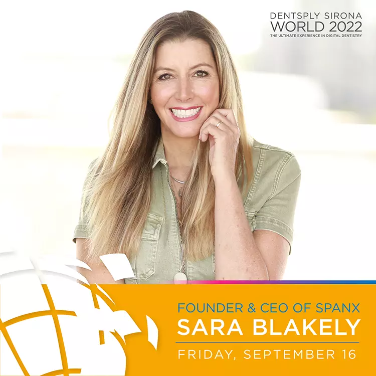 Abb. 6: Sara Blakely, Gastrednerin bei der DS World 2022 und Gründerin des Shapeware-Unternehmens SPANX.