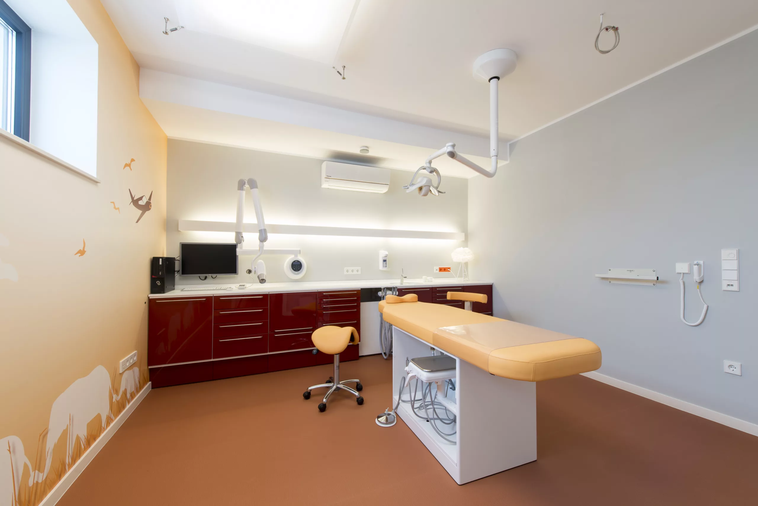 Beispiel einer speziellen Behandlungseinheit für die kleinen Patienten.