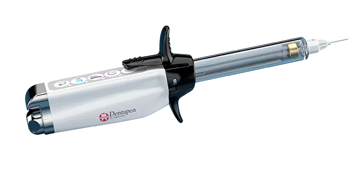 Chirurgische Anästhesie-Systeme sind z.B. (v. l.): The Wand/STATM (Hager Werken), Dentapen (Septodont) oder QuickSleeper (Dentalhitec).