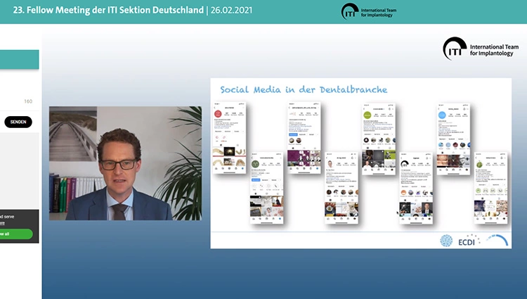 Dr. Jochen Tunkel sprach im „besonderen Vortrag“ über Social-Media-Aktivitäten.