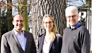 Das Leadership-Team der Deutschen ITI-Sektion: Prof. Dr. Dr. Johannes Kleinheinz (Chair), Prof. Dr. Dr. Bilal Al-Nawas (Education-Delegate), Dr. Anne Bauersachs (Study-Club-Coordinator), Thomas Kreuzwieser (Sektion-Manager) und Dr. Georg Bach (Communica