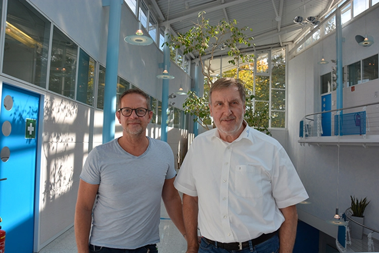 Herr Dittmar und Co-Referent Herr Weng.