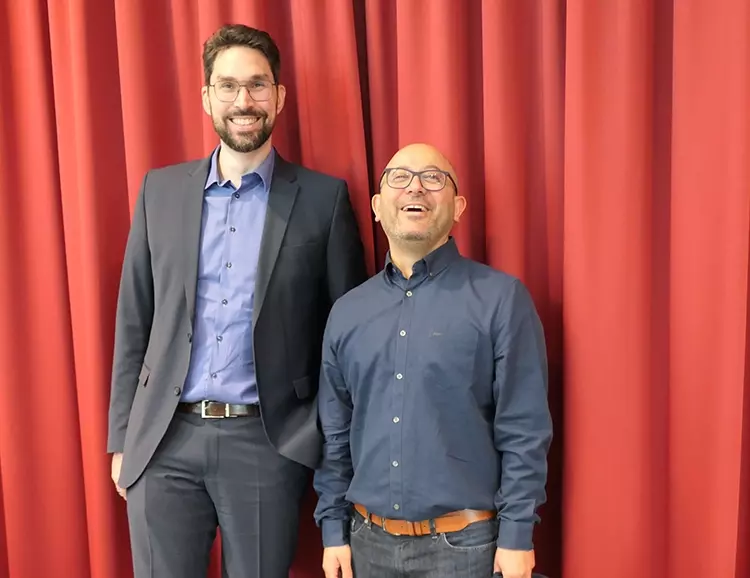 Dr. Frederic Kauffmann und PD Dr. Dr. K. Sagheb.