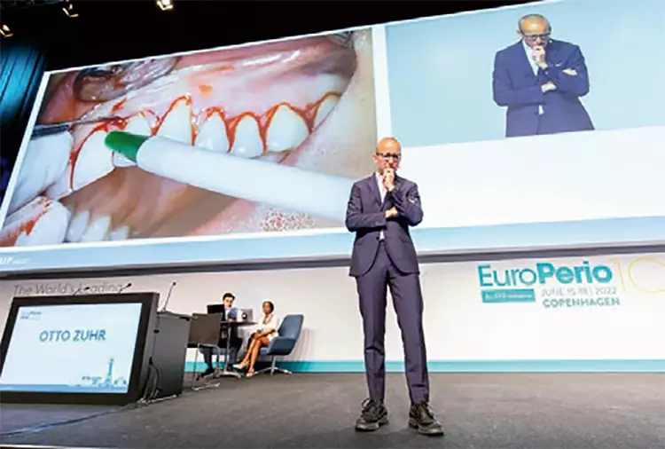 Dr. Otto Zuhr bei der einführenden Moderation.