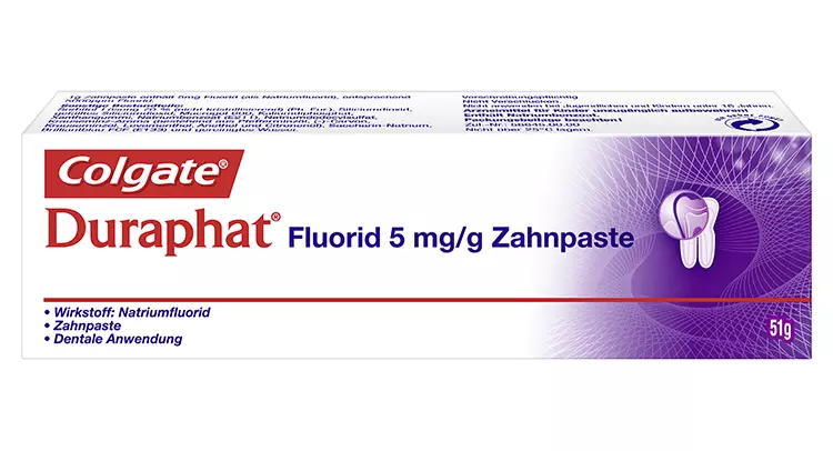 Duraphat® Fluorid 5mg/g Zahnpaste.