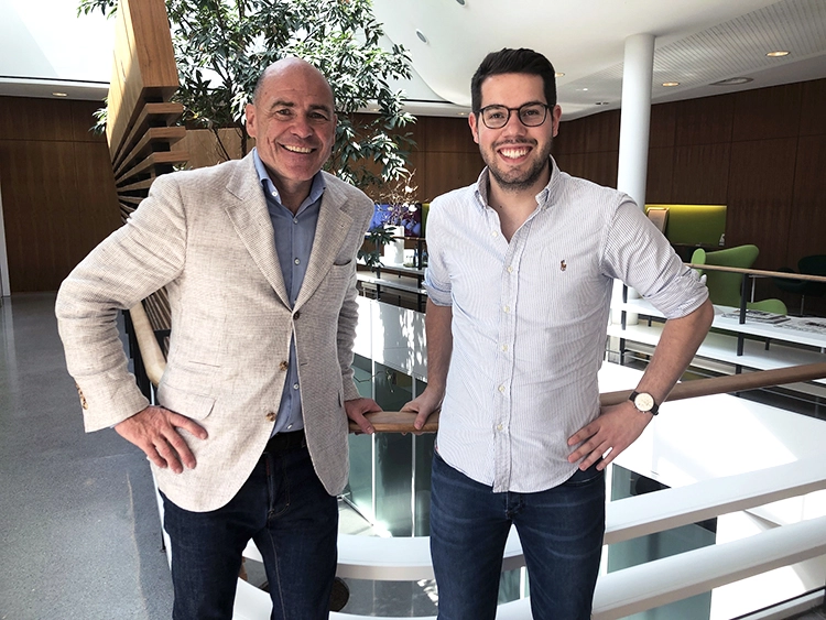 Thorsten Musch (r.) und sein Mitgründer Dr. Michael Weiss.