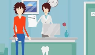 Film erklärt Patienten die Vorteile einer Zahnzusatzversicherung.