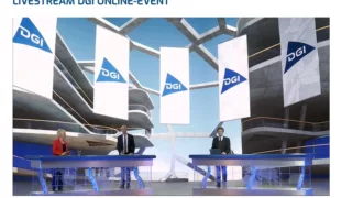 Eröffnung des Online-Events mit Moderatorin Susanne Kluge- Paustian, Dr. Christian Hammächer und Prof. Dr. Dr. Knut Grötz.
