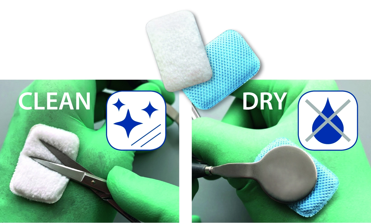 Fit-N-Swipe – Selbstklebende Einmal-Reinigungspads