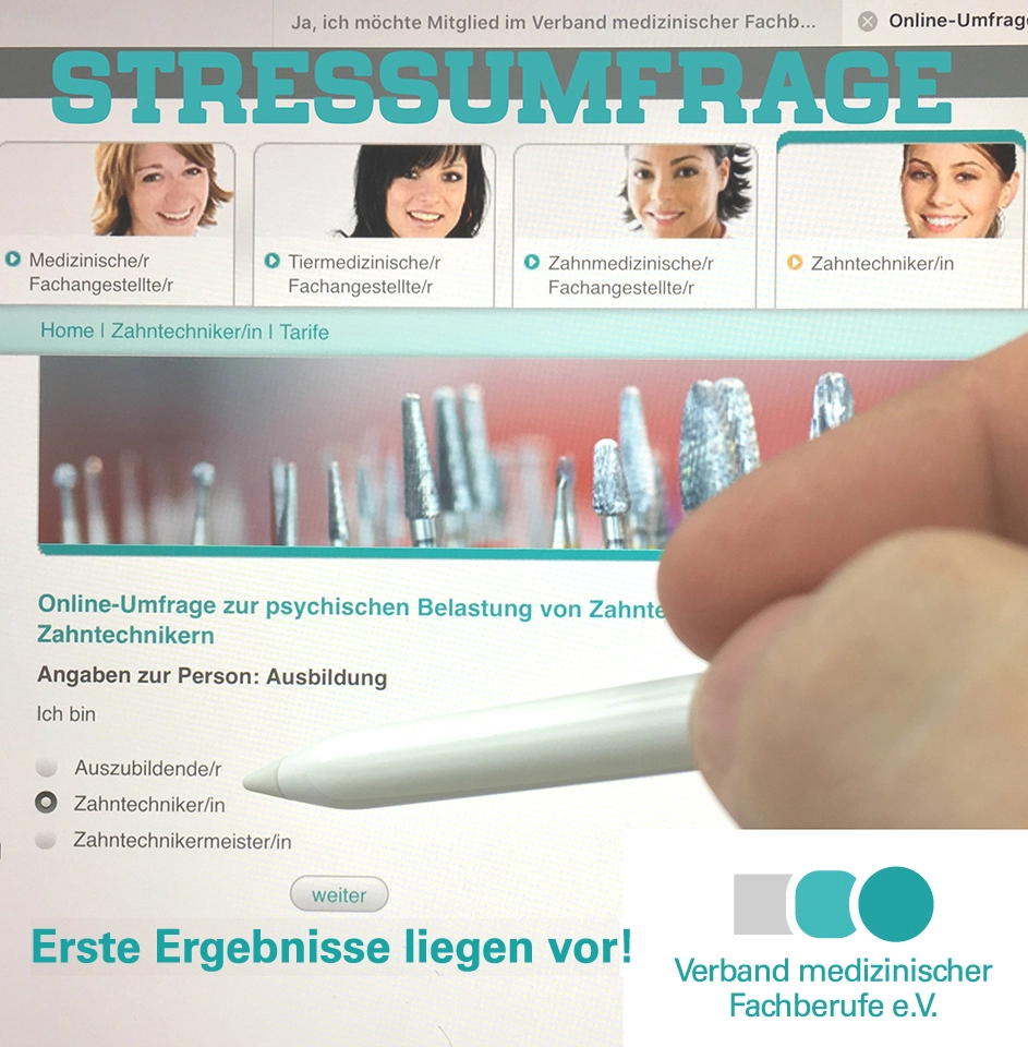 Ergebnisse der Stressumfrage.