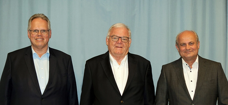 v.l.n.r.: Lars Johnsen, Lutz Müller, Stefan Heine
