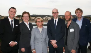 Der in Bonn neu gewählte GBO-Vorstand (v.l.): Dr. Stephan Pies, die 1. und 2. Vorsitzende Dr. Gundi Mindermann und Prof. Dr. Bärbel Kahl-Nieke, Prof. Dr. Philipp Meyer-Marcotty, Dr. Björn Ludwig sowie Dr. Michael Sostmann.