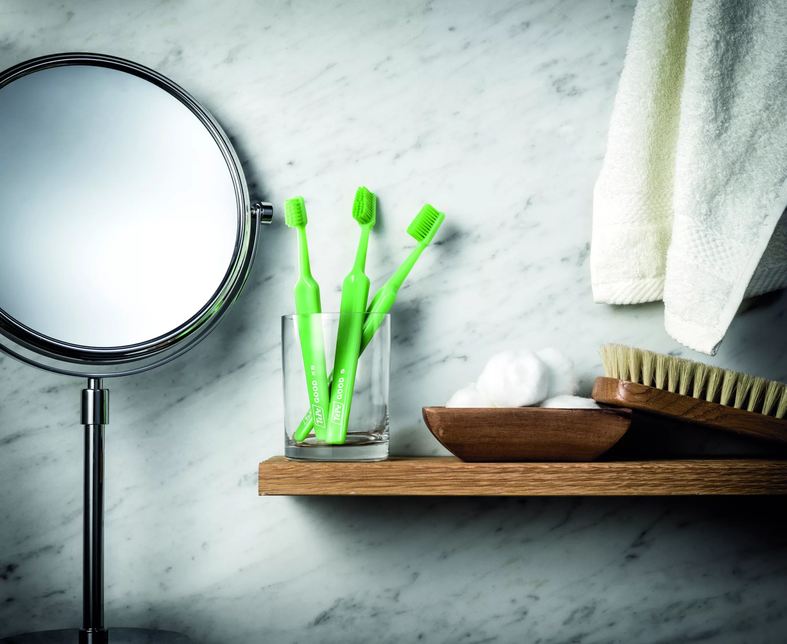 TePe GOOD™ ist in drei Größen erhältlich: Regular, Mini und Compact