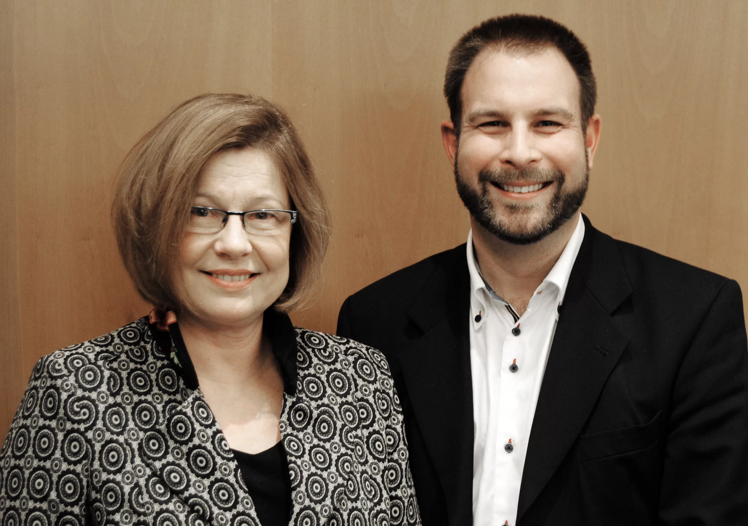 GDI-Präsidentin PD Dr. Dr. Christiane Gleissner und Vizepräsident und Stifter Dr. Tim Nolting M.Sc.