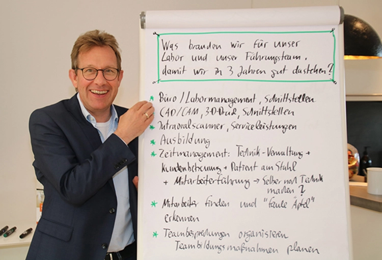 2 Tage leitete und moderierte Hans-Gerd Hebinck (Initiator des Netzwerkes und begleitender Unternehmensberater) Workshops mit zukunfts- und kundenorientierter Ausrichtung.
