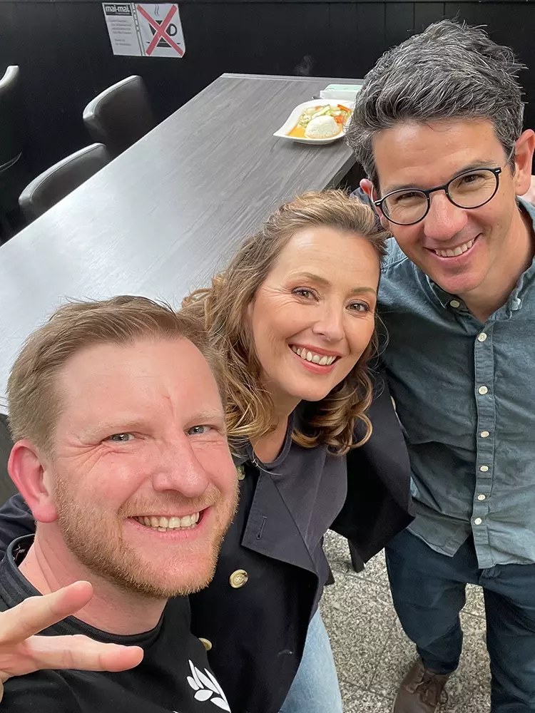 v.l: Nico Heinrich, Kristina zur Mühlen, Dr. Jonas Lehner