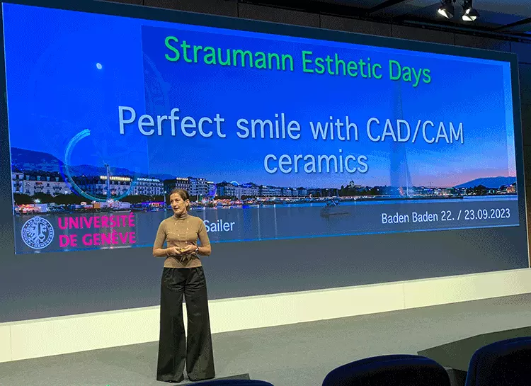 Irena Sailer sprach über den Einsatz von CAD/CAM und Keramik-Implantaten.