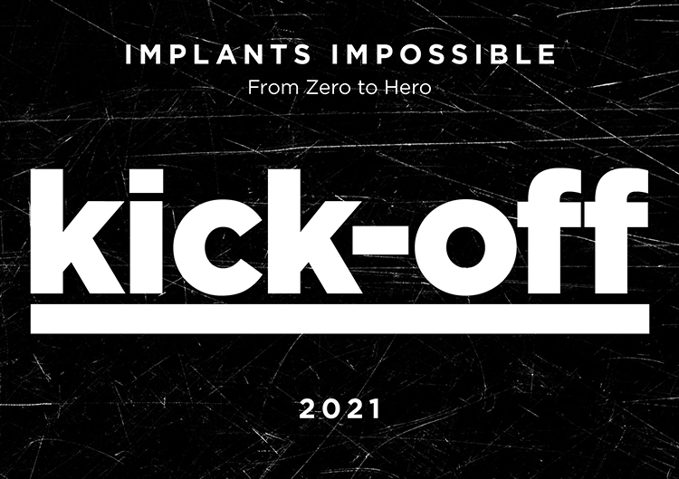 Das Mentorship-Programm „Implants Impossible“ unterstützt Zahnärzte beim Einstieg in die Implantologie und wird im Februar und März 2021 in sechs Kick-off-Veranstaltungen vorgestellt.