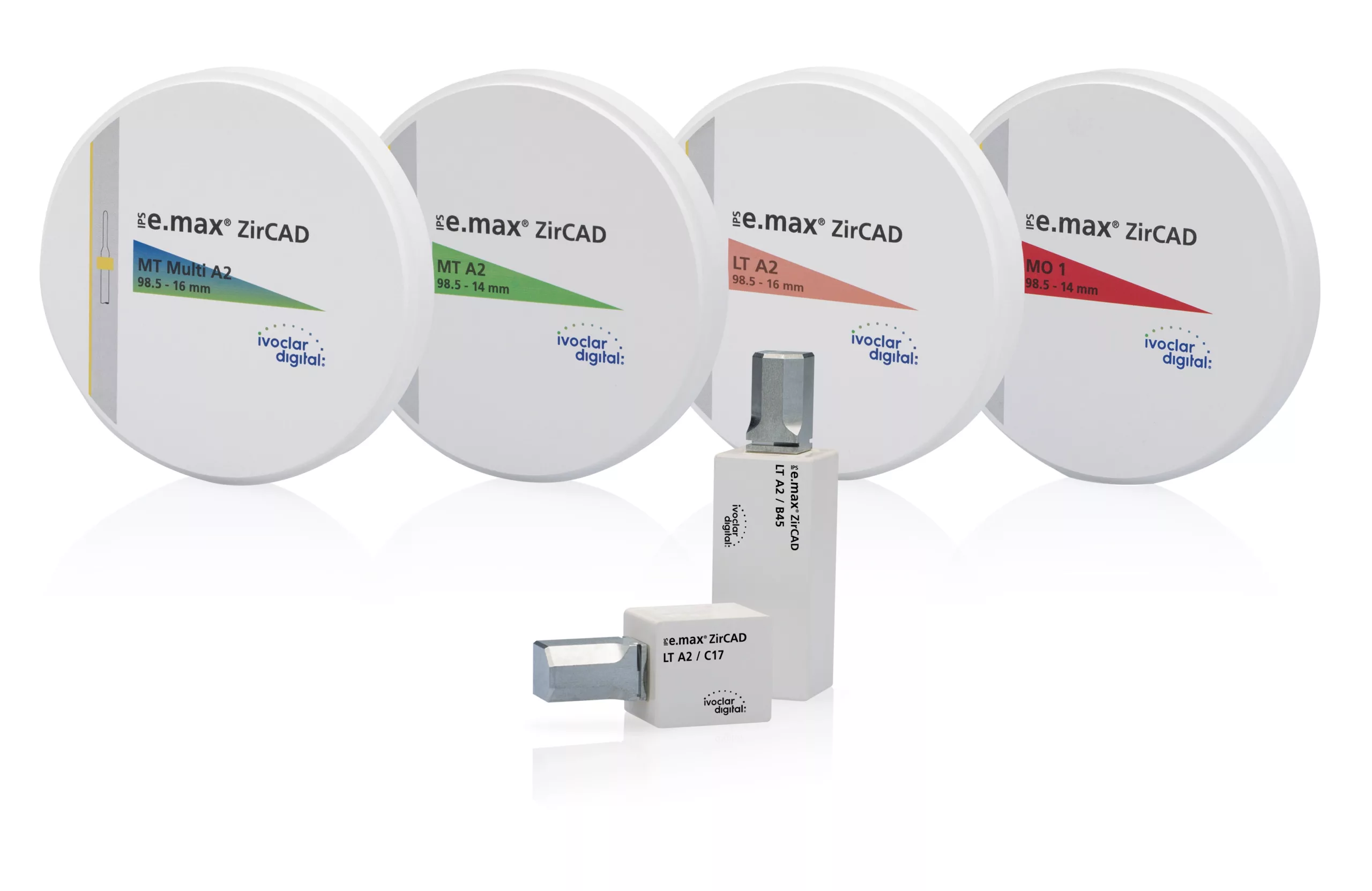 IPS e.max ZirCAD: mit neuen Farben noch flexibler.