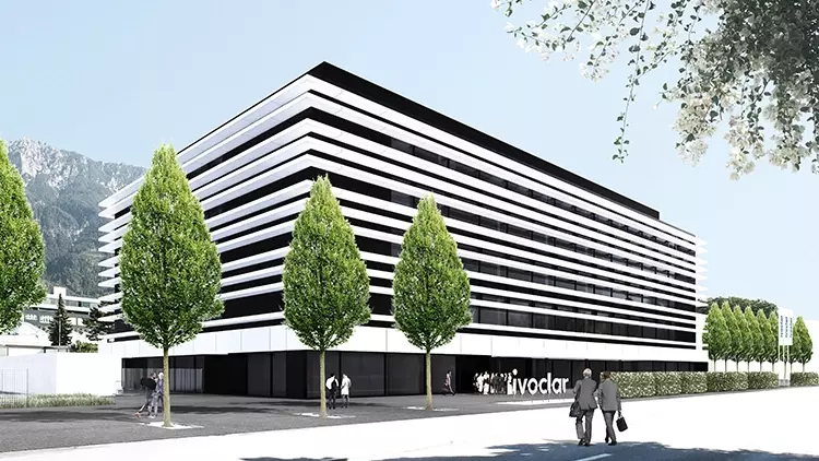 Im Juni findet die Eröffnung des neuen Verwaltungs-, Besucher und
Ausbildungszentrums von Ivoclar in Liechtenstein statt.